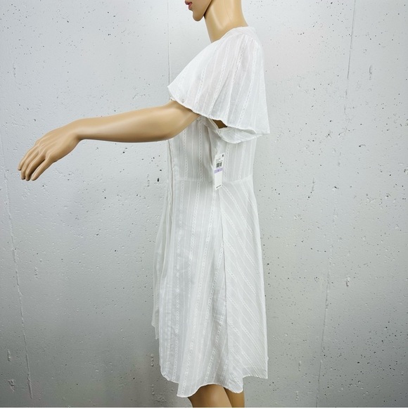 CeCe size Small White Lined Boho Peasant Dress NEW - Picture 7 of 10